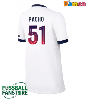 Paris Saint-Germain Willian Pacho #51 Replik Auswärtstrikot Damen 2026-27 Kurzarm